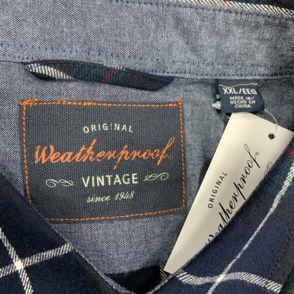 Weatherproof Plaid Print Regular Fit Flannel Shirt - Picture 5 of 6